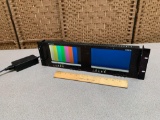 Ikegami / Marshall V-R72DP-2C Dual 7in LCD Rackmount Production Monitors
