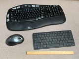 Logitech K350 Wireless Keyboard / Logitech MX1000 Bluetooth Mouse & Bluetooth Keyboard