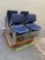 Matrix KI Stackable Plastic Chairs with Metal Frame - 45pcs