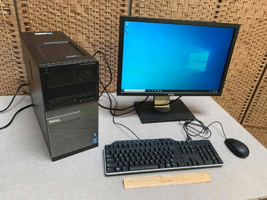 Dell Optiplex 9020 Mini Tower Computer w/ 22in LCD Intel i7-4770 3.4GHz 32GB 250GB Win 10 Pro