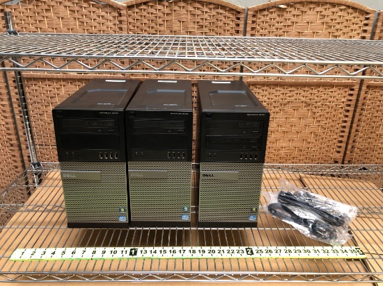 Dell Optiplex 9010 Mini Tower PC Intel i7-3770 3.4GHz 32GB 2x250GB SATA NO OS - 3pcs