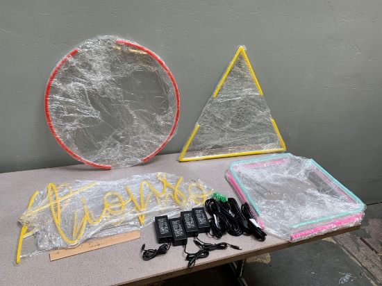 Custom LED Neon Type Signs - 5pcs