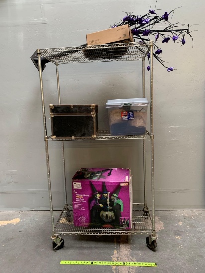 Halloween Props / Decoration / Treasure Chest / Animated Witches / Net / Crows / TombStone