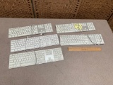 Apple A1243 Aluminum USB Wired Keyboard - 4pcs