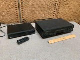 Sanyo DVD Player & Sharp VC-A560 4 Head VCR VHS - 2pcs