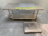 Stainless Steel Metro Work Tables 72x36x35 / 24x30x4 - 2pcs