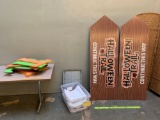 Mixed Halloween Signs / Tarps / Letters