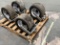 CarLisle Smooth Tires 18x10.50-10 with Mounting Brackets - 4pcs