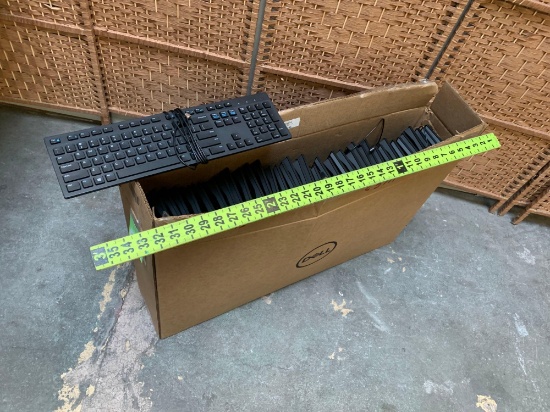 Dell 644G3 Flat Wired USB Keyboards - 35pcs