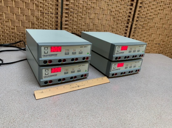 CBS Scientific EPS-300 X / High Voltage HV / Eletrophoresis Power Supplies - 4pcs