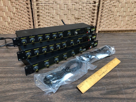 WhirlWind MIX-61 6 Channel Rackmount Mixers - 3pcs