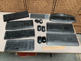 Logitech / Dell / Microsoft Wireless Keyboards & Mice - 15pcs