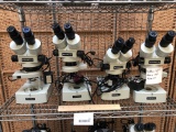 Meiji EMZ-10 Binocular Zoom Stereo Microscope - 4pcs