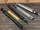 Lot with 4 Camera Tripods