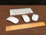 Apple Wireless Magic Mouse & Apple A1314 Wireless Keyboard - 4pcs