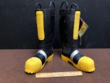 Thorogood Hellfire Structural & Hazmat Fire Fighter Boots / Kevlar Insulated Mens 11 Medium