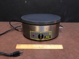 Sodir / Equipex 350FE Single Crepe Maker Machine w/ Cast Iron Plate 13.75in DIA