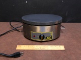 Sodir / Equipex 350FE Single Crepe Maker Machine w/ Cast Iron Plate 13.75in DIA