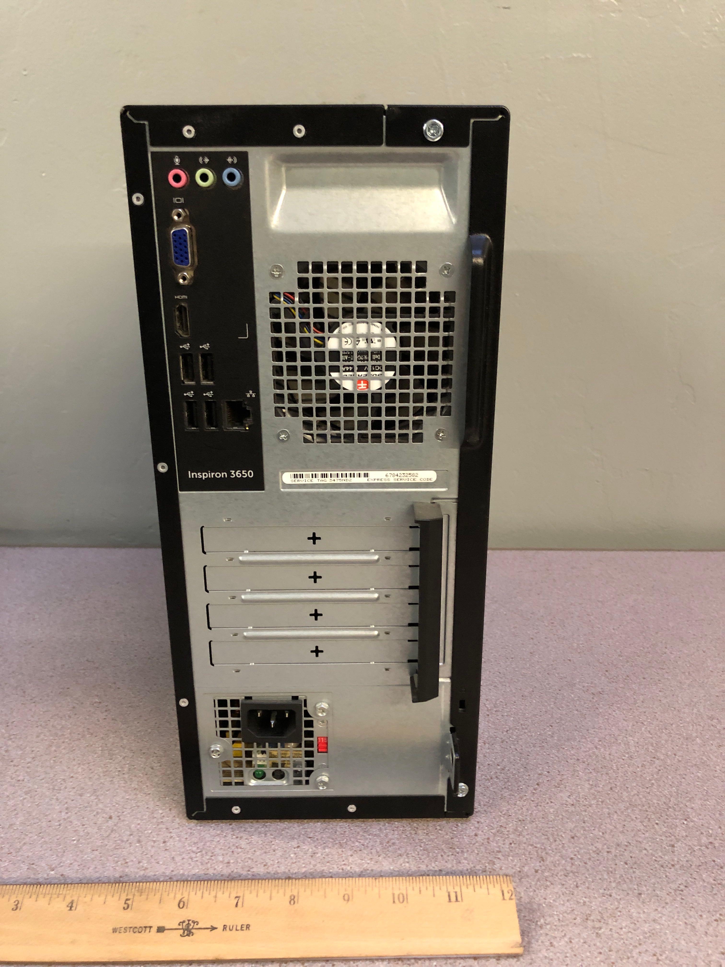 Dell Inspiron 3650 mini Tower PC Intel i5-6400 | Proxibid Dell Inspiron 3650 mini Tower PC Intel i5-6400 | Proxibid