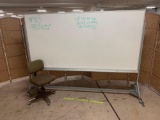 Platinum Visual Systems Giant Rolling Whiteboard 98.5