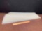 Quadrant Plastics Translucent White Polypropylene Sheets 32x13x3/8 - 5pcs