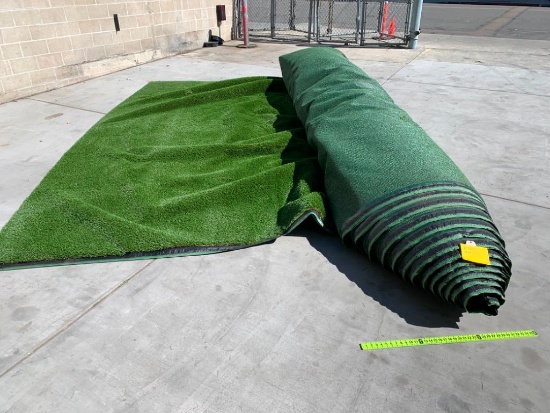 15' Wide x ?? Artificial Grass / Turf Roll - Dark Green