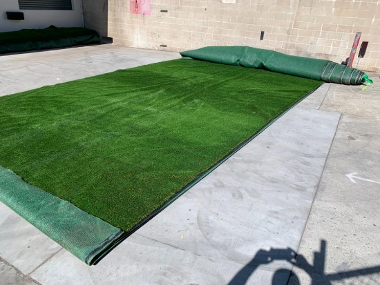 15' Wide x ?? Artificial Grass / Turf Roll - Dark Green