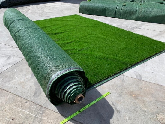 15' Wide x ?? Artificial Grass / Turf Roll - Dark Green