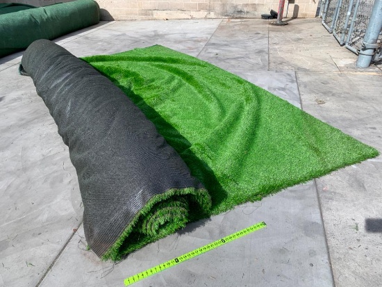 15' Wide x ?? Artificial Grass / Turf Roll - Green