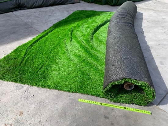 15' Wide x ?? Artificial Grass / Turf Roll - Green