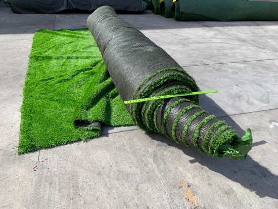 15' Wide x ?? Artificial Grass / Turf Roll - Green