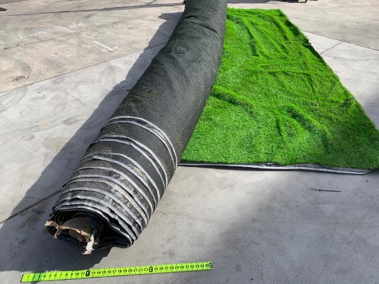 13' Wide x ?? Artificial Grass / Turf Roll - Light Green