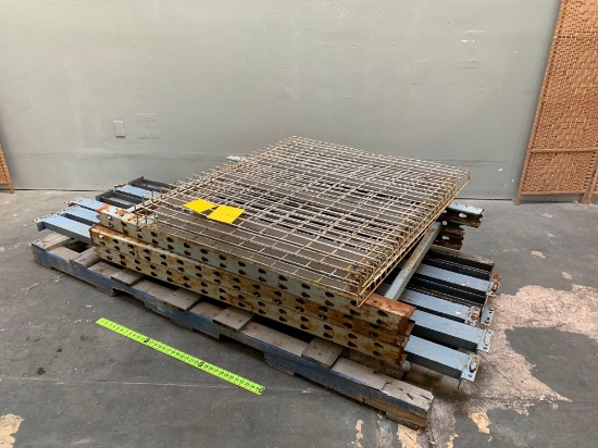 Industrial Heavy Duty Steel Racking Pallet Shelving with Channel Iron Beams