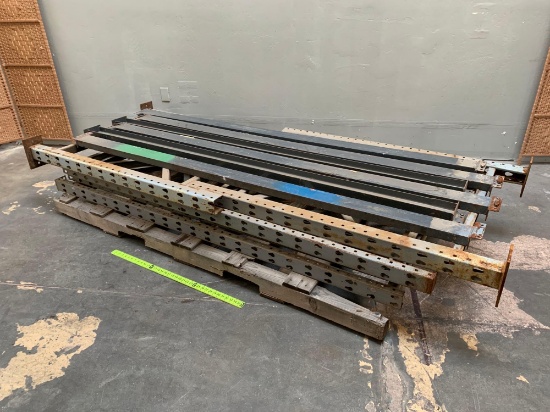 Industrial Heavy Duty Steel Racking Pallet Shelving with Channel Iron Beams