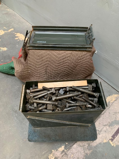 "40mm" Ammo Can FULL of Lathe / Mill Tie Down Bolts