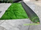 15' Wide x ?? Artificial Grass / Turf Roll - Green