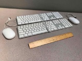 2sets - Apple A1243 Wired USB Keyboard & A1152 Wired USB Mouse