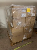 Pallet of Hanes 100% Cotton Adult Face Masks - White - 32 Cases/16,000 masks