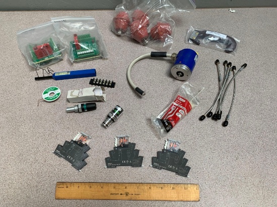Mixed Industrial Components / Opto22 Boards / SMA Cables / Omron Relays