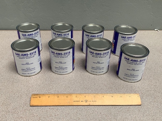 8pcs - Armite Labs Anti-Seize Thread Compound with Graphite Petrolatum SAE-AMS-2518 1lbs Can