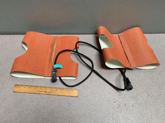2pcs - Hi-Heat 400W Silicone Rubber Heating Blankets