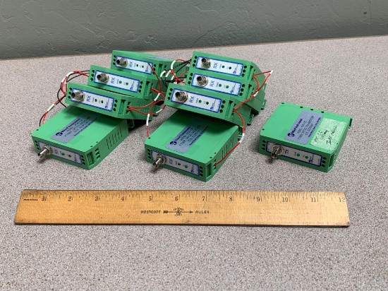 9pcs - Weed Instrument FOT-CC & FOR-CC Contact Closure Fiber Optic Transmitter & Receivers
