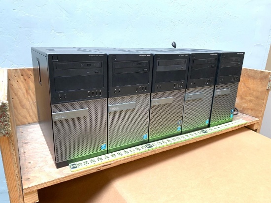 5pcs - Dell Optiplex 9020 Mini Tower Desktop Computers Intel i7-4770 3.4GHz 32GB 500GB