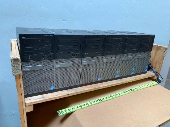 6pcs - Dell Optiplex 9010 Mini Tower Computers Intel i5-3550 3.3GHz 16GB 250GB
