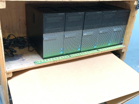 5pcs - Dell Optiplex 9010 mini tower PCs Intel i7-3770 3.4GHz 16GB 250GB