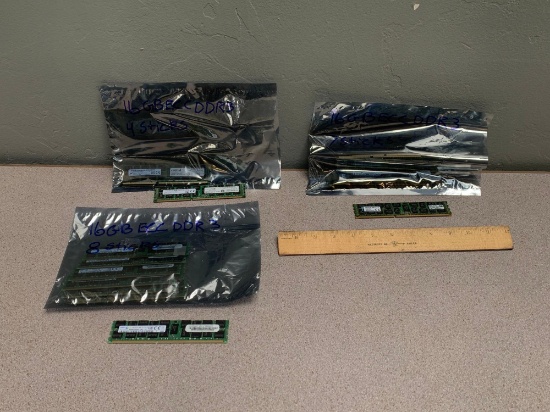 19pcs - Workstation / Server / Computer 16GB DDR3 ECC Registered DIMM Memory