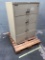 FireKing fire resistant 4 drawer file cabinet