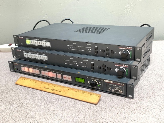 3pcs - Extron Video Presentation Switchers / IN1606 / SYSTEM 5 IP