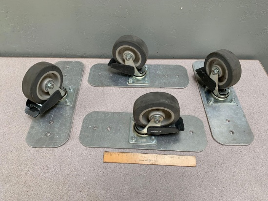 4pcs - Hamilton Heavy Duty Caster Wheels