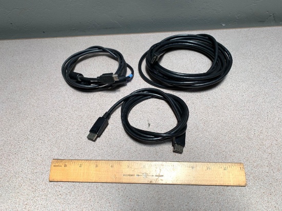 3pcs - Video Cables / HDMI / Display Port